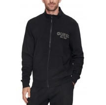 GUESS AL HIGH NECK FULLZIP SWEATSH ΦΟΥΤΕΡ ZAKETA ΑΝΔΡΙΚΗ BLACK