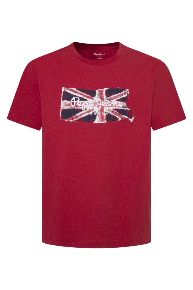 PEPE JEANS LONDON DROP 1 CLAG T-SHIRT ΜΠΛΟΥΖΑ ΑΝΔΡΙΚΗ RED