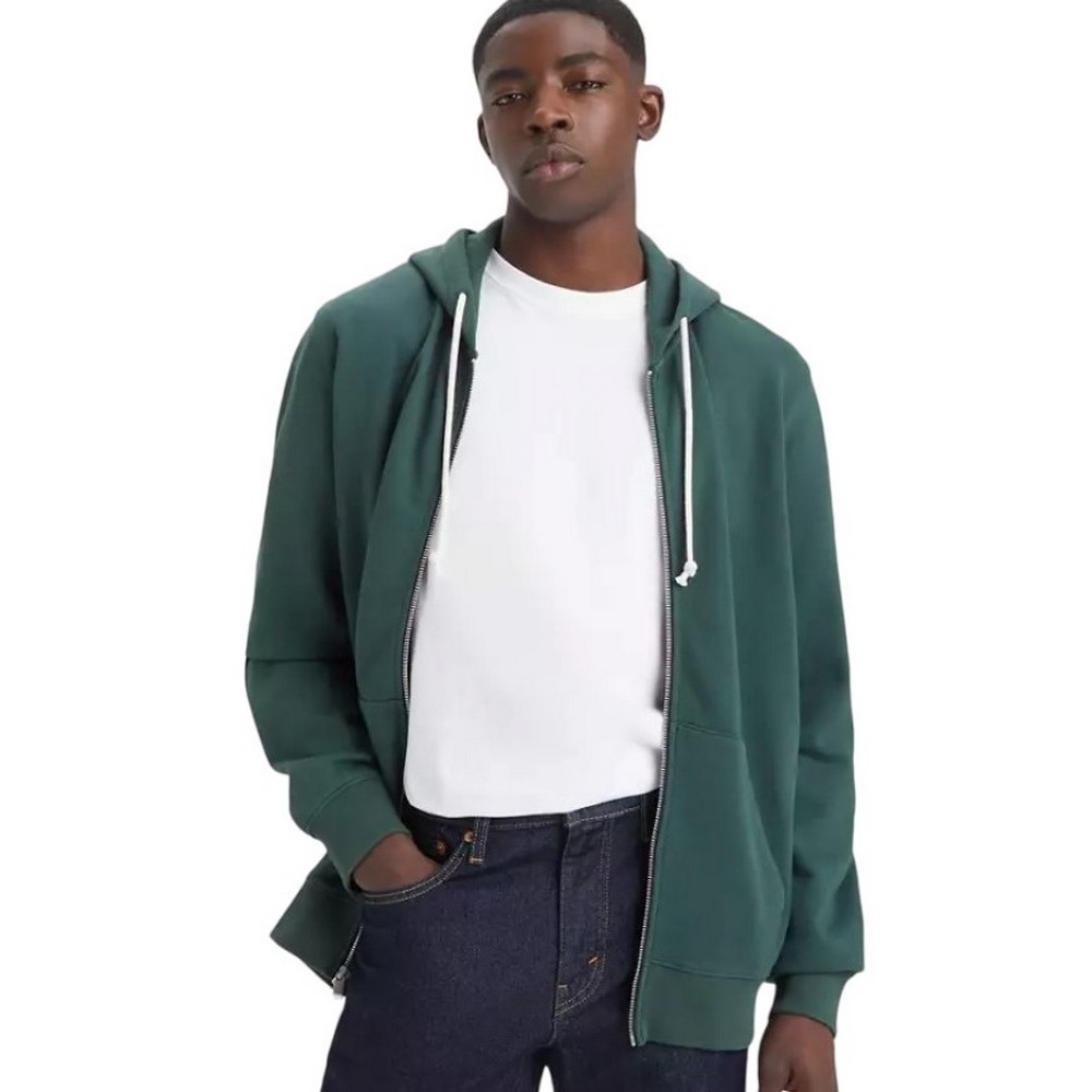 LEVIS THE ORIGINAL HM ZIP UP 345840033 ΖΑΚΕΤΑ ΦΟΥΤΕΡ ΑΝΔΡΙΚΗ GREEN