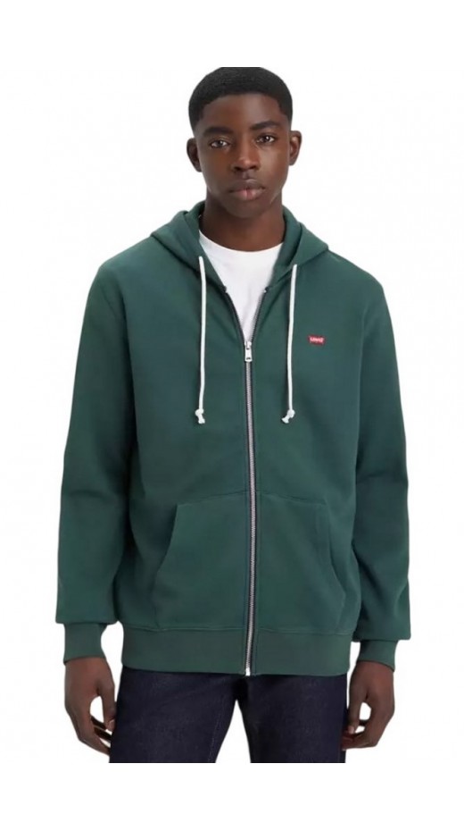 LEVIS THE ORIGINAL HM ZIP UP 345840033 ΖΑΚΕΤΑ ΦΟΥΤΕΡ ΑΝΔΡΙΚΗ GREEN