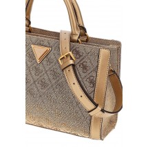 GUESS DILI SMALL SATCHEL ΤΣΑΝΤΑ ΓΥΝΑΙΚΕΙΑ LATTE