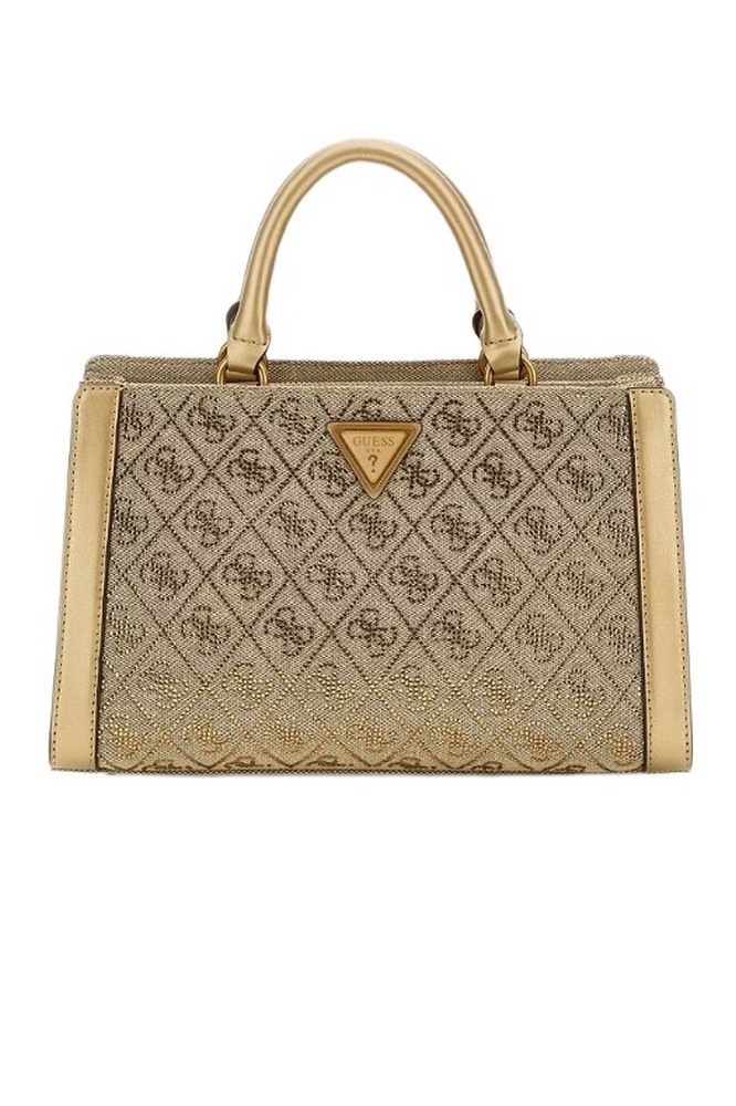 GUESS DILI SMALL SATCHEL ΤΣΑΝΤΑ ΓΥΝΑΙΚΕΙΑ LATTE