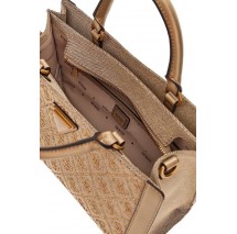 GUESS DILI SMALL SATCHEL ΤΣΑΝΤΑ ΓΥΝΑΙΚΕΙΑ LATTE