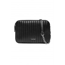 CALVIN KLEIN MINI LINE QUILT CAMERA BAG ΤΣΑΝΤΑ ΓΥΝΑΙΚΕΙΑ BLACK