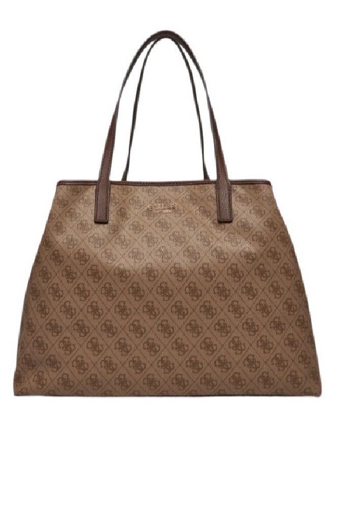 GUESS VIKKY II LARGE 2 IN 1 TOTE ΤΣΑΝΤΑ ΓΥΝΑΙΚΕΙΑ LATTE