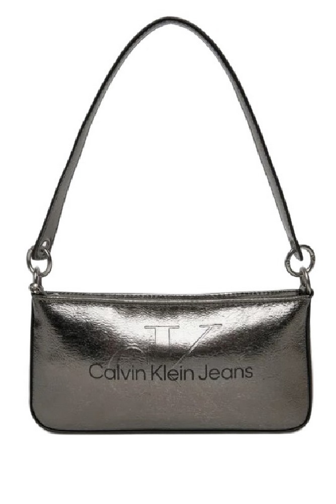 CALVIN KLEIN JEANS SCULPTED SHOULDER POUCH TUM ΤΣΑΝΤΑ ΓΥΝΑΙΚΕΙΑ SILVER