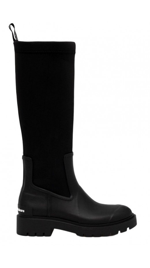 CALVIN KLEIN JEANS HIGH RAINBOOT NEOPRENE ΠΑΠΟΥΤΣΙ ΓΥΝΑΙΚΕΙΟ BLACK