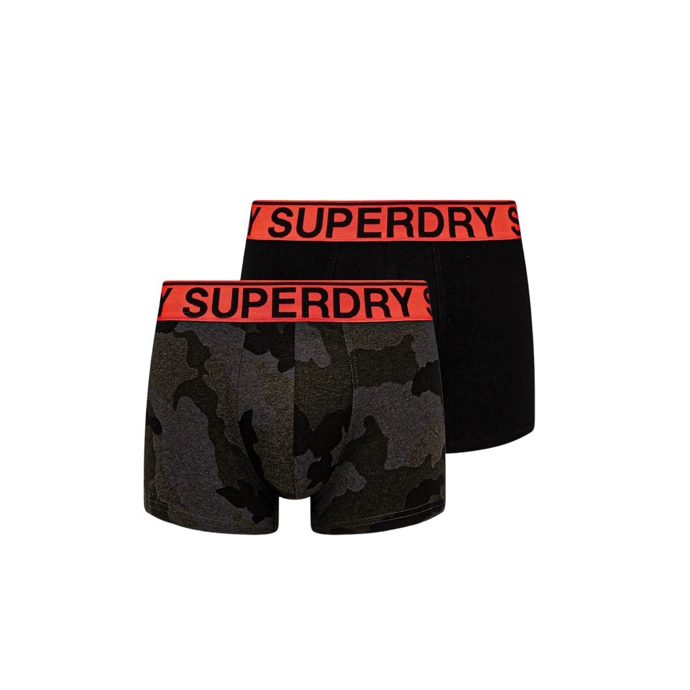 SUPERDRY D2 SDNA TRUNK DOUBLE PACK ΕΣΩΡΟΥΧΟ ΑΝΔΡΙΚΟ BLACK