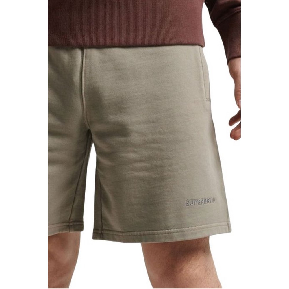 SUPERDRY D2 SDCD CODE ESSENTIAL OVERDYED SHORT ΒΕΡΜΟΥΔΑ ΑΝΔΡΙΚΗ BEIGE