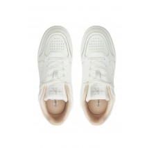 CALVIN KLEIN JEANS BASKET CUPSOLE LOW MIX ΠΑΠΟΥΤΣΙ ΓΥΝΑΙΚΕΙΟ BRIGHT WHITE