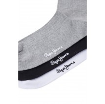 PEPE JEANS LONDON DROP 1 RIB CR 3P ΚΑΛΤΣΕΣ ΑΝΔΡΙΚΕΣ BLK/GREY/WHIT