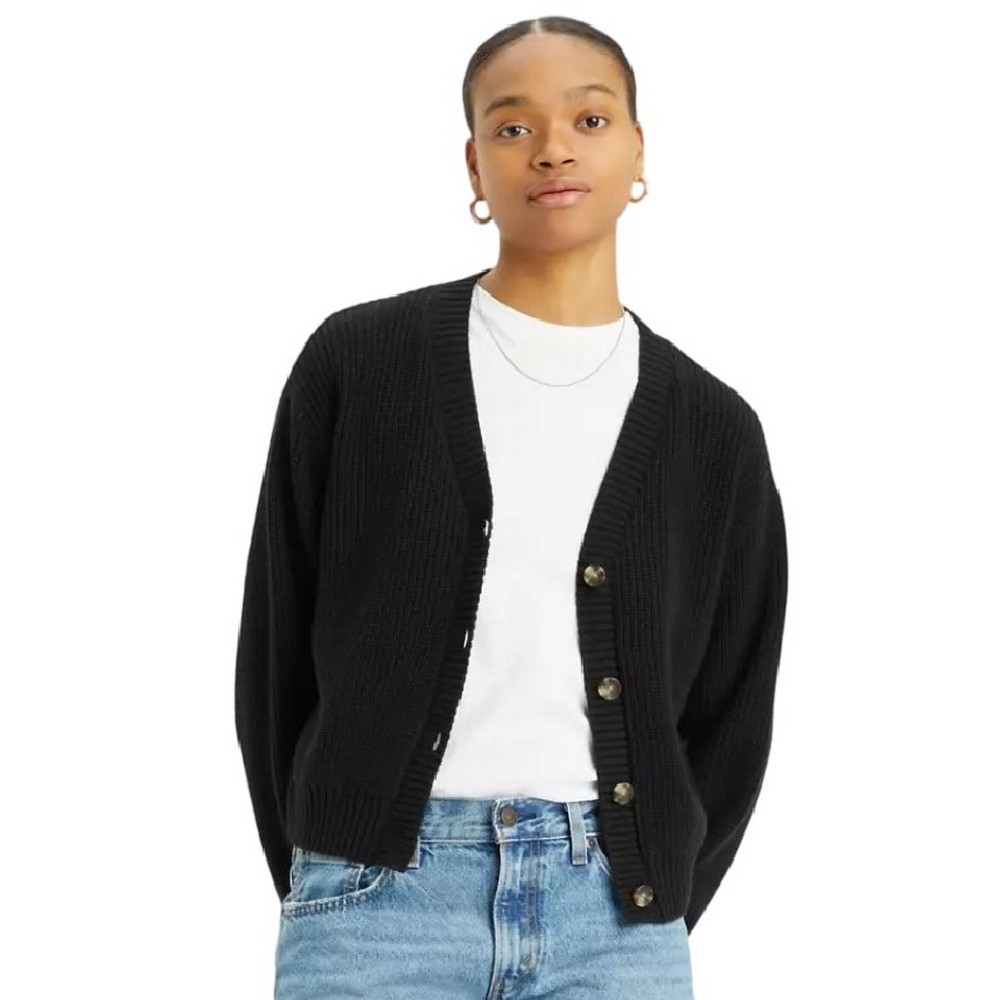 LEVI'S SNOWFLAKE CARDIGAN A87280004 ΖΑΚΕΤΑ ΠΛΕΚΤΗ ΓΥΝΑΙΚΕΙΑ BLACK