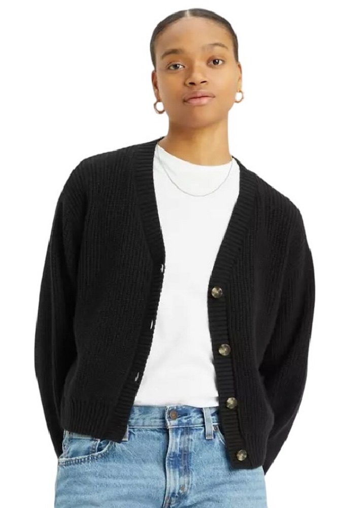 LEVI'S SNOWFLAKE CARDIGAN A87280004 ΖΑΚΕΤΑ ΠΛΕΚΤΗ ΓΥΝΑΙΚΕΙΑ BLACK