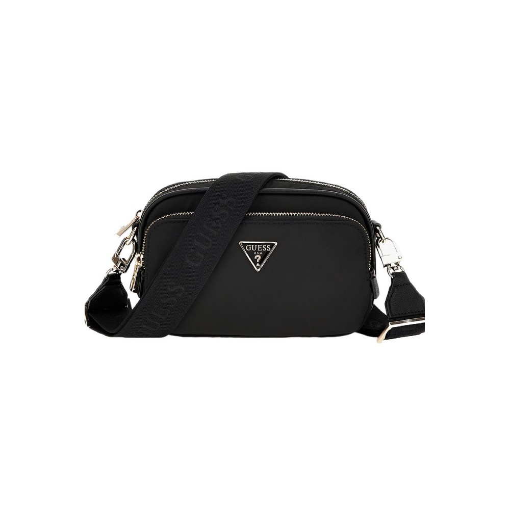 ECO GEMMA TOTE - ECO GEMMA CROSSBODY CAMERA ΤΣΑΝΤΑ W BLACK