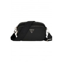 GUESS ECO GEMMA CROSSBODY CAMERA ΤΣΑΝΤΑ ΓΥΝΑΙΚΕΙΑ BLACK