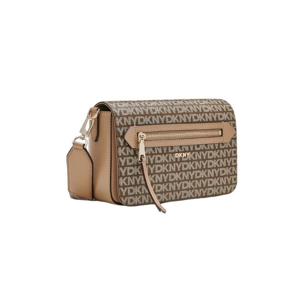 DKNY BRYANT AVE CROSS BODY ΤΣΑΝΤΑ ΓΥΝΑΙΚΕΙΑ BEIGE