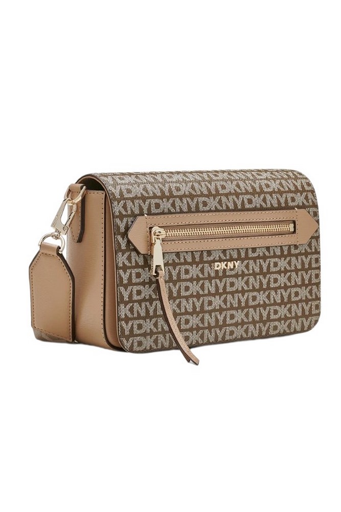 DKNY BRYANT AVE CROSS BODY ΤΣΑΝΤΑ ΓΥΝΑΙΚΕΙΑ BEIGE