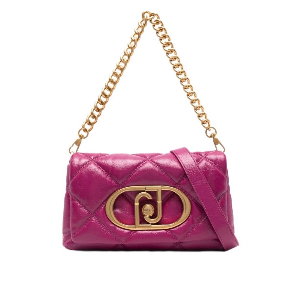 LIU JO LAPUFFY SHOUDER BAG CROSSBODY ΤΣΑΝΤΑ ΓΥΝΑΙΚΕΙΑ FUCSIA