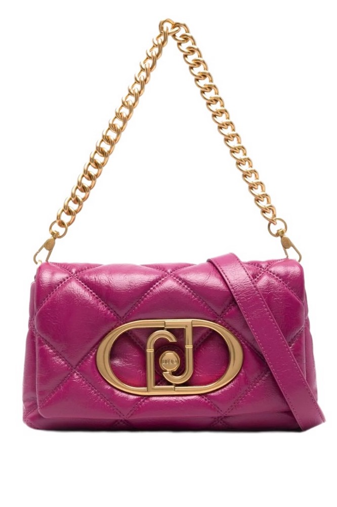 LIU JO LAPUFFY SHOUDER BAG CROSSBODY ΤΣΑΝΤΑ ΓΥΝΑΙΚΕΙΑ FUCSIA