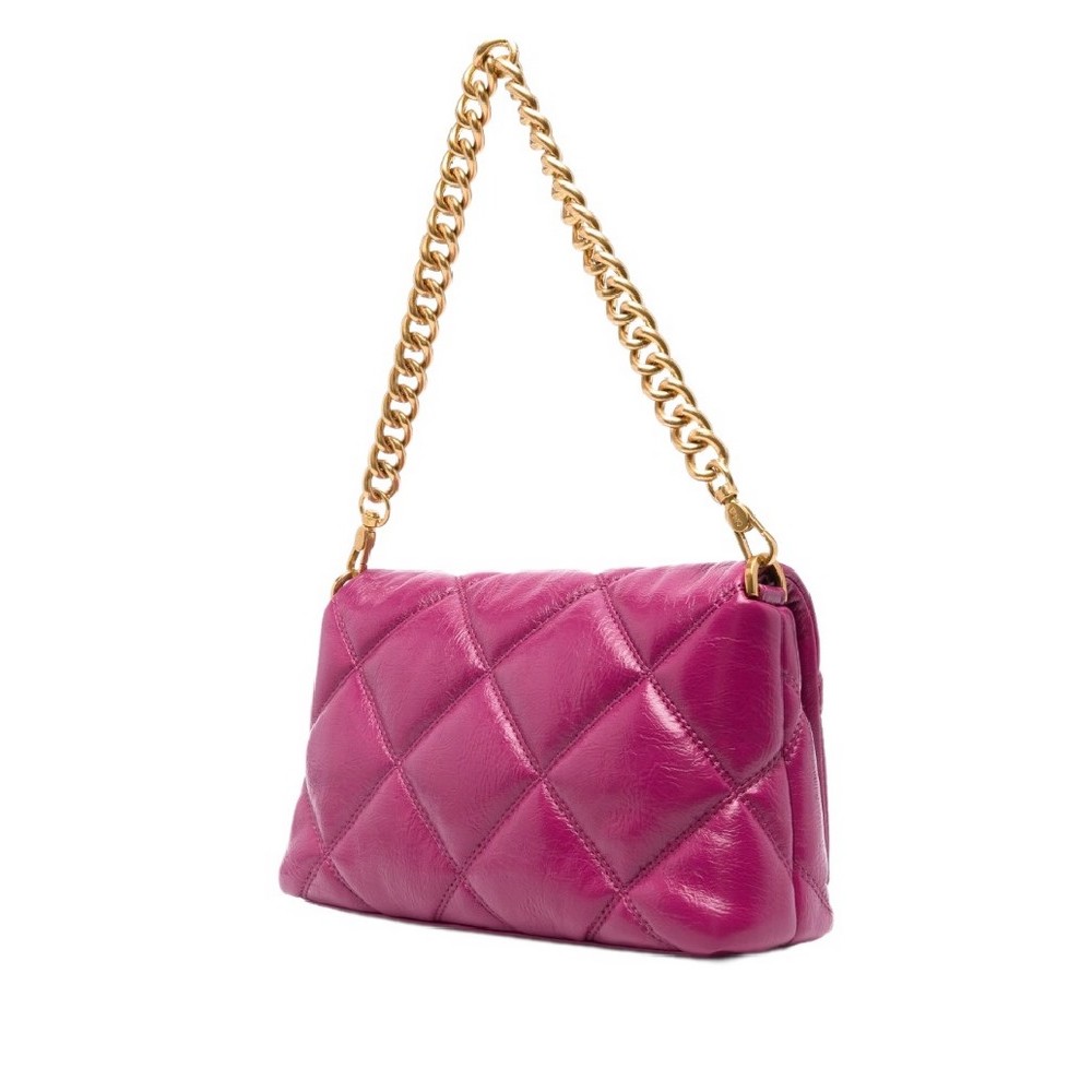 LIU JO LAPUFFY SHOUDER BAG CROSSBODY ΤΣΑΝΤΑ ΓΥΝΑΙΚΕΙΑ FUCSIA