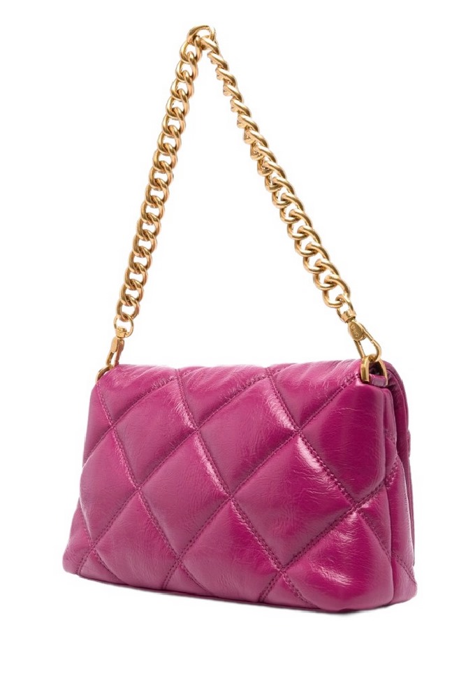 LIU JO LAPUFFY SHOUDER BAG CROSSBODY ΤΣΑΝΤΑ ΓΥΝΑΙΚΕΙΑ FUCSIA