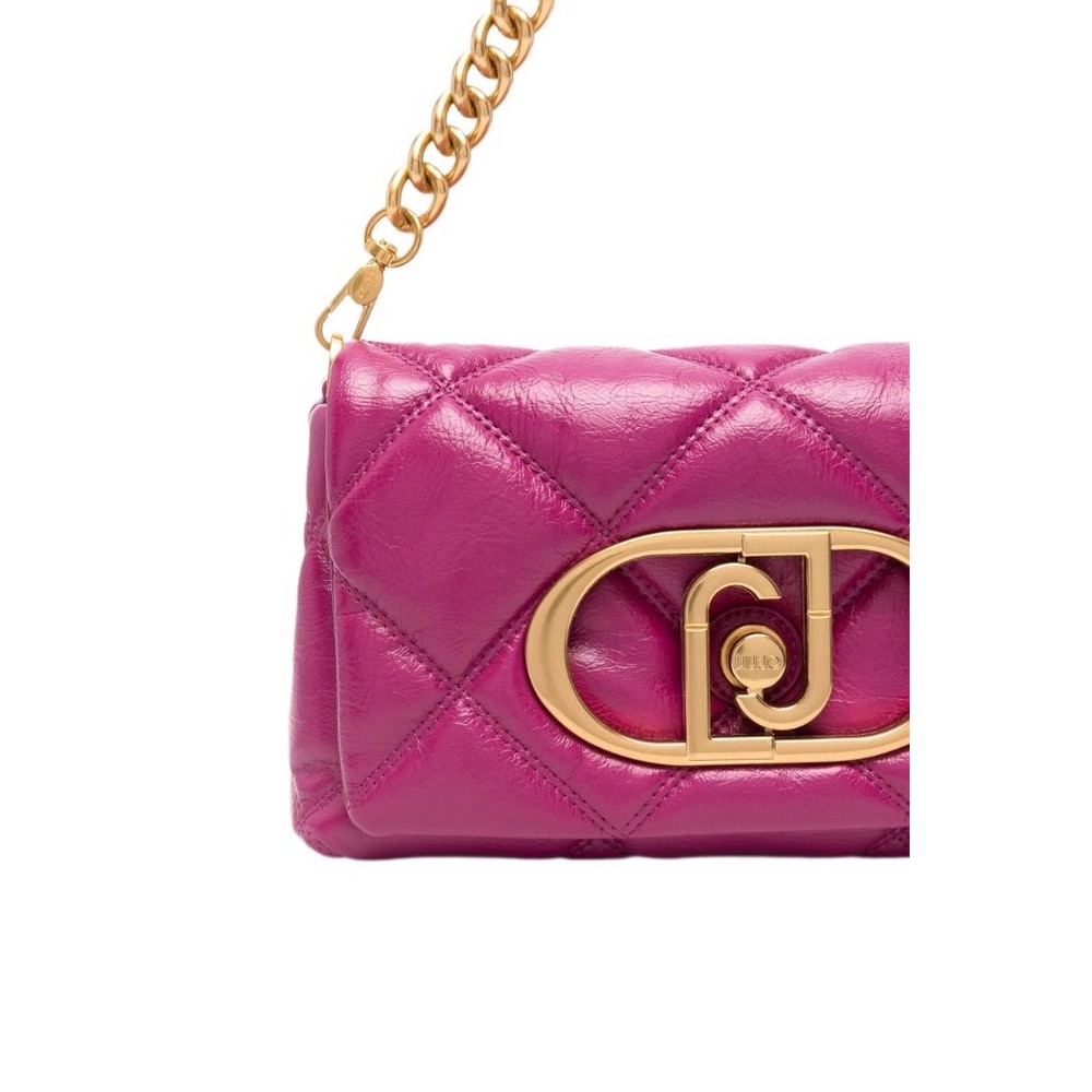 LIU JO LAPUFFY SHOUDER BAG CROSSBODY ΤΣΑΝΤΑ ΓΥΝΑΙΚΕΙΑ FUCSIA