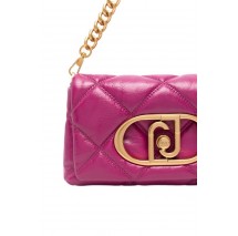 LIU JO LAPUFFY SHOUDER BAG CROSSBODY ΤΣΑΝΤΑ ΓΥΝΑΙΚΕΙΑ FUCSIA