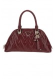 GUESS ADELARD DOME SATCHEL ΤΣΑΝΤΑ ΓΥΝΑΙΚΕΙΑ BURGUNDY