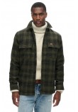 SUPERDRY D3 OVIN WOOL MILLER OVERSHIRT ΠΟΥΚΑΜΙΣΟ ΑΝΔΡΙΚΟ OLIVE