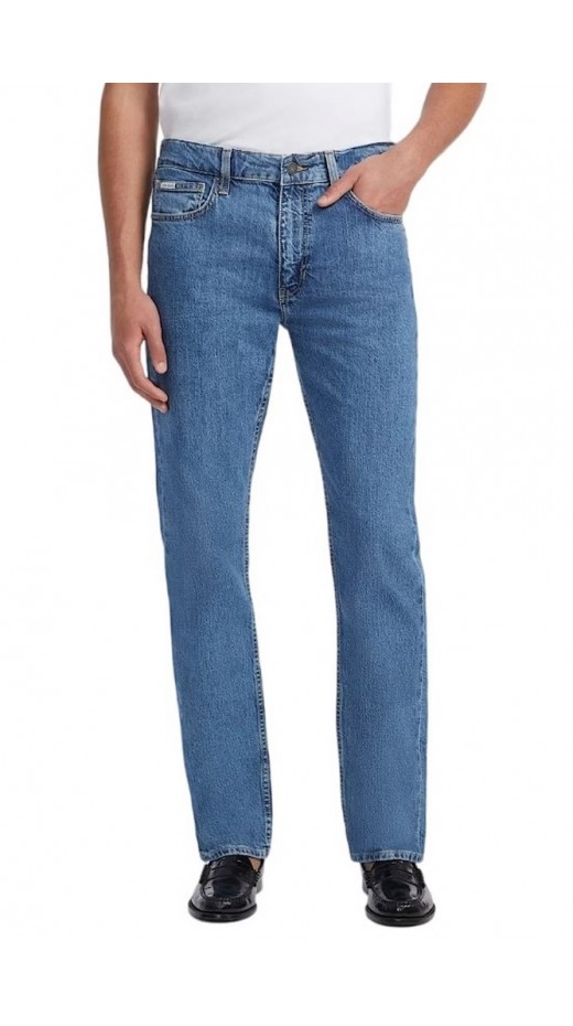 GUESS JEANS MID RISE STRAIGHT JEANS ΠΑΝΤΕΛΟΝΙ ΑΝΔΡΙΚΟ BLUΕ DENIM