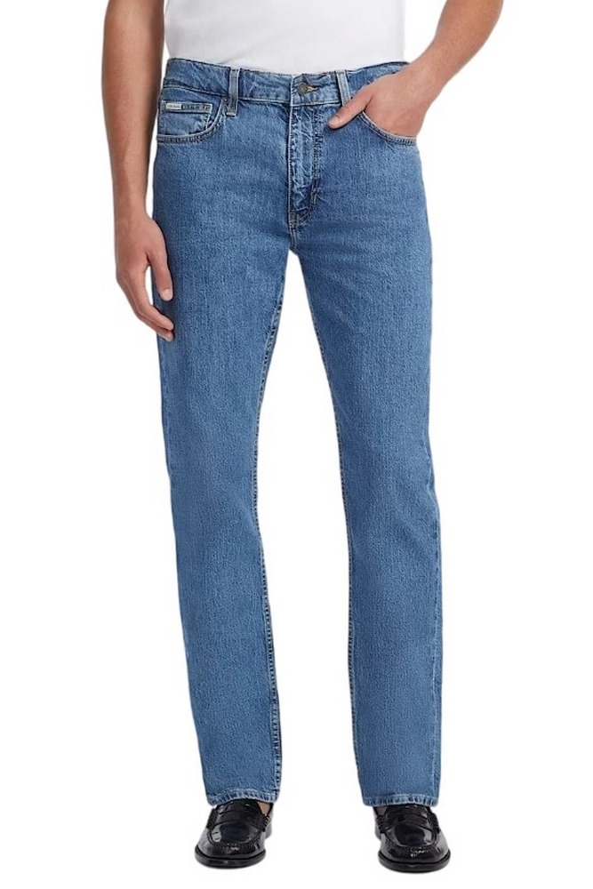 GUESS JEANS MID RISE STRAIGHT JEANS ΠΑΝΤΕΛΟΝΙ ΑΝΔΡΙΚΟ BLUΕ DENIM