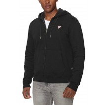 GUESS JEANS HOODIE ΖΑΚΕΤΑ ΦΟΥΤΕΡ ΑΝΔΡΙΚΗ BLACK