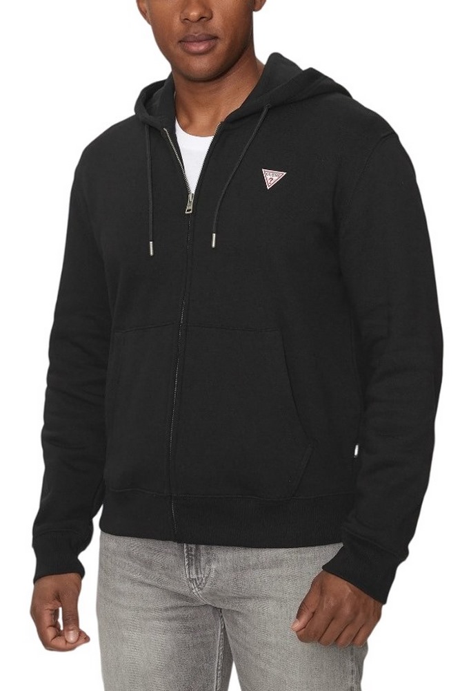 GUESS JEANS HOODIE ΖΑΚΕΤΑ ΦΟΥΤΕΡ ΑΝΔΡΙΚΗ BLACK