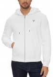 GUESS JEANS HOODIE ΖΑΚΕΤΑ ΦΟΥΤΕΡ ΑΝΔΡΙΚΗ WHITE