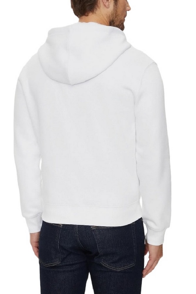 GUESS JEANS HOODIE ΖΑΚΕΤΑ ΦΟΥΤΕΡ ΑΝΔΡΙΚΗ WHITE