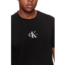 CALVIN KLEIN JEANS MONOLOGO T-SHIRT ΜΠΛΟΥΖΑ ΑΝΔΡΙΚΗ BLACK