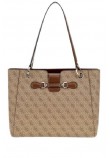 GUESS NOLANA NOEL TOTE ΤΣΑΝΤΑ ΓΥΝΑΙΚΕΙΑ LATTE