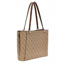 GUESS NOLANA NOEL TOTE ΤΣΑΝΤΑ ΓΥΝΑΙΚΕΙΑ LATTE