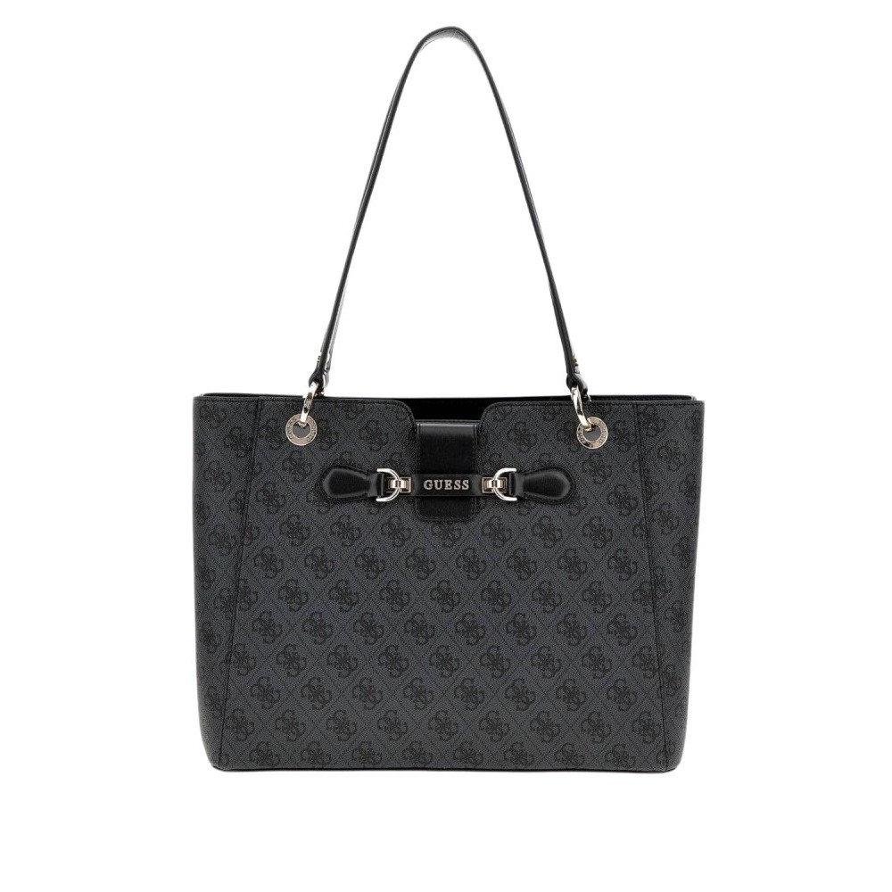 GUESS NOLANA NOEL TOTE ΤΣΑΝΤΑ ΓΥΝΑΙΚΕΙΑ GREY