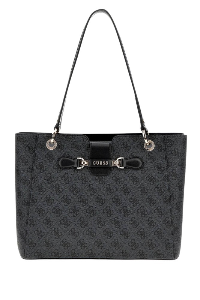 GUESS NOLANA NOEL TOTE ΤΣΑΝΤΑ ΓΥΝΑΙΚΕΙΑ GREY