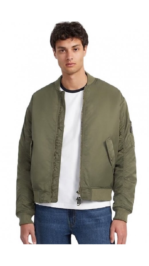 GUESS JEANS BOMBER JACKET ΜΠΟΥΦΑΝ ΑΝΔΡΙΚΟ KHAKI