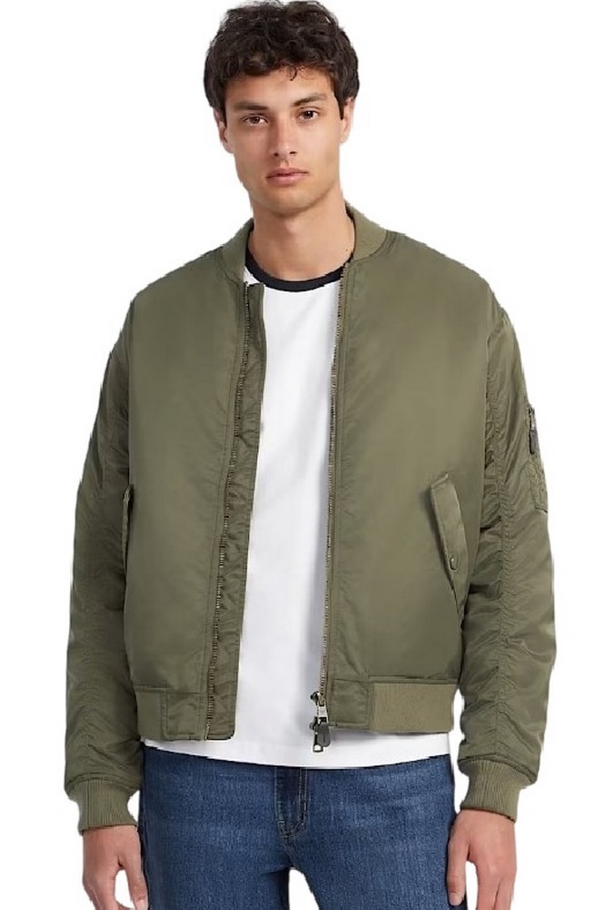 GUESS JEANS BOMBER JACKET ΜΠΟΥΦΑΝ ΑΝΔΡΙΚΟ KHAKI