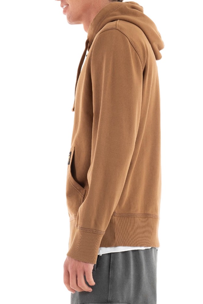 SUPERDRY D2 OVIN CONTRAST STITCH RELAX ZIP HOOD ΖΑΚΕΤΑ ΦΟΥΤΕΡ ΑΝΔΡΙΚΗ BROWN