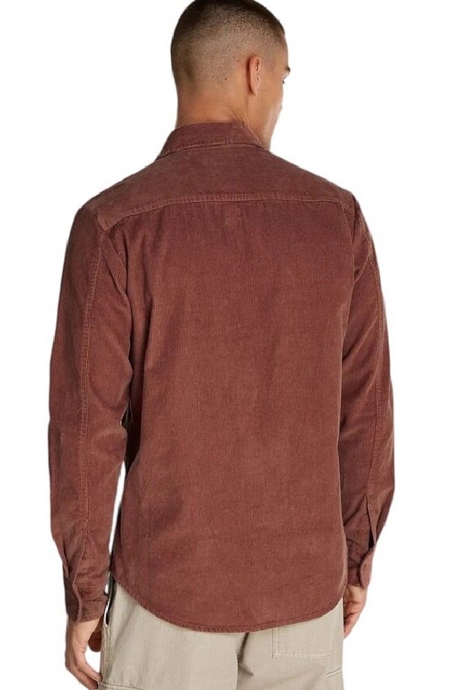 CALVIN KLEIN JEANS CORDUROY REGULAR FIT SHIRT ΠΟΥΚΑΜΙΣΟ ΑΝΔΡΙΚΟ APPLE BUTTER