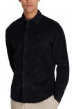 CALVIN KLEIN JEANS CORDUROY REGULAR FIT SHIRT ΠΟΥΚΑΜΙΣΟ ΑΝΔΡΙΚΟ BLACK