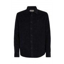 CALVIN KLEIN JEANS CORDUROY REGULAR FIT SHIRT ΠΟΥΚΑΜΙΣΟ ΑΝΔΡΙΚΟ BLACK