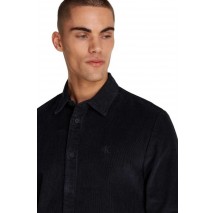 CALVIN KLEIN JEANS CORDUROY REGULAR FIT SHIRT ΠΟΥΚΑΜΙΣΟ ΑΝΔΡΙΚΟ BLACK