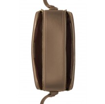 LIU JO LOGO EMBOSSED CROSS BODY BAG AF4248E0332 ΤΣΑΝΤΑ ΓΥΝΑΙΚΕΙΑ BRONZE