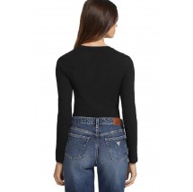 GUESS SLIM MINI AMERICAN TRADICION ΜΠΛΟΥΖΑ ΓΥΝΑΙΚΕΙΑ BLACK