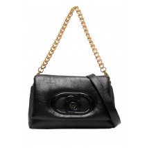 LIU JO MEDIUM LAPUFFY CROSSBODY BAG AF4148E0918 ΤΣΑΝΤΑ ΓΥΝΑΙΚΕΙΑ BLACK